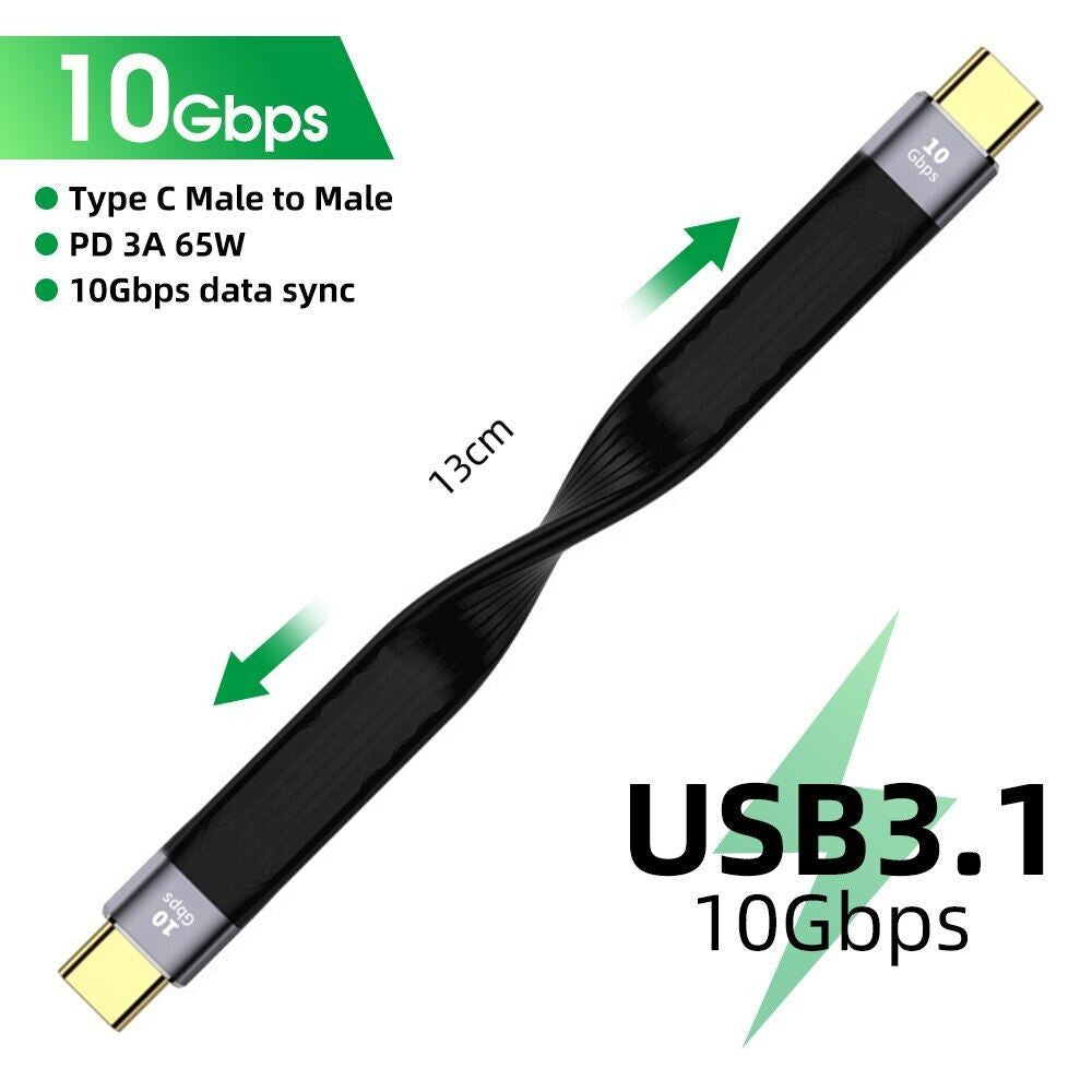 Cable USB C a USB tipo C de 40Gbps para MacBook Pro carga rápida 4,0/3,1 60W 100W PD carga rápida para Samsung Xiaomi Cable de carga
