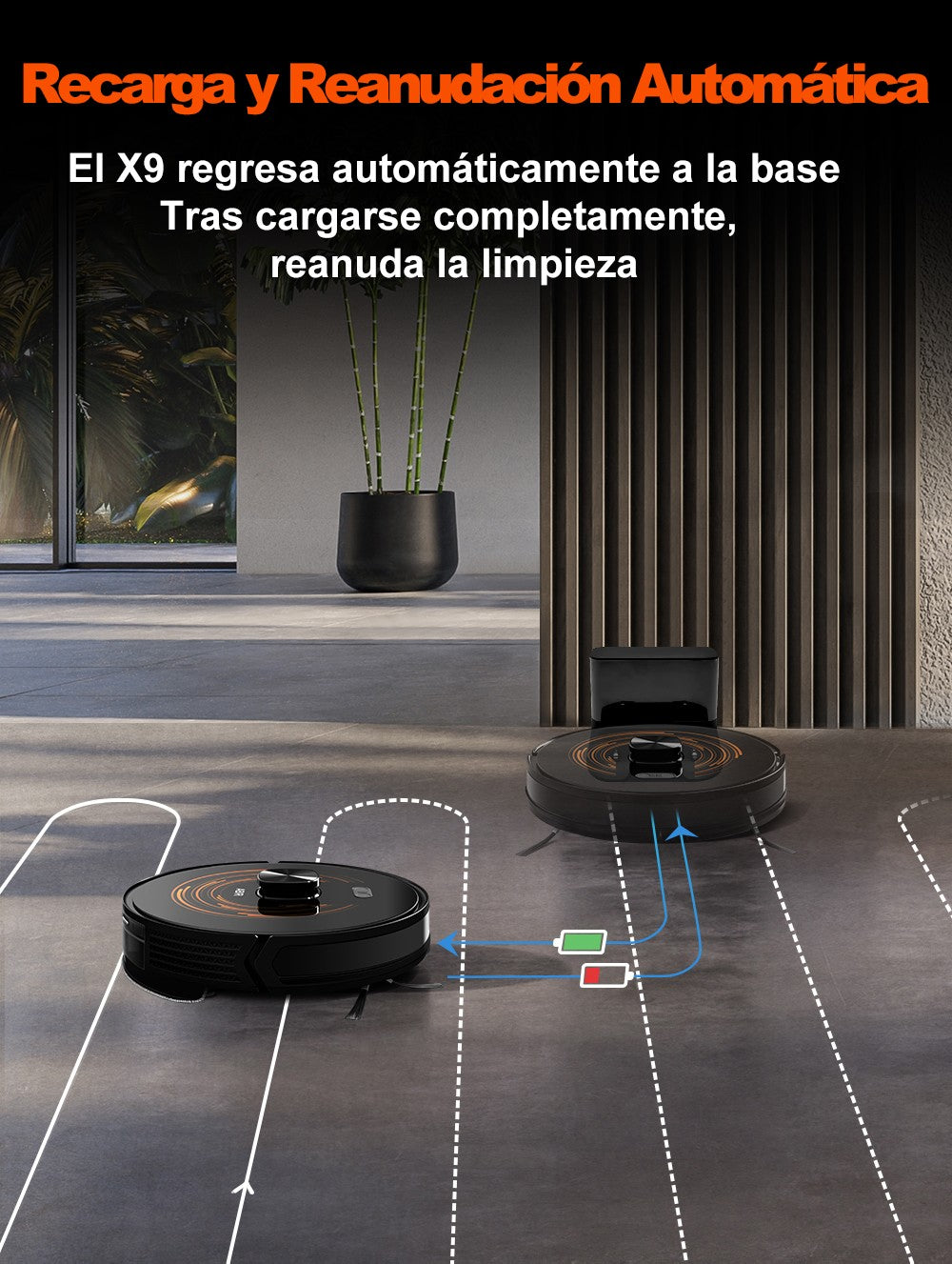 (Código de cupón: GCC800)  Robot Aspirador ABIR X9, Navegación Láser, Succión 6500Pa, Mapa Multiplantas, Doble Lámpara UV, Control Inteligente de Zonas, Tecnología de Refuerzo Automático para Alfombras, Versión de Gama