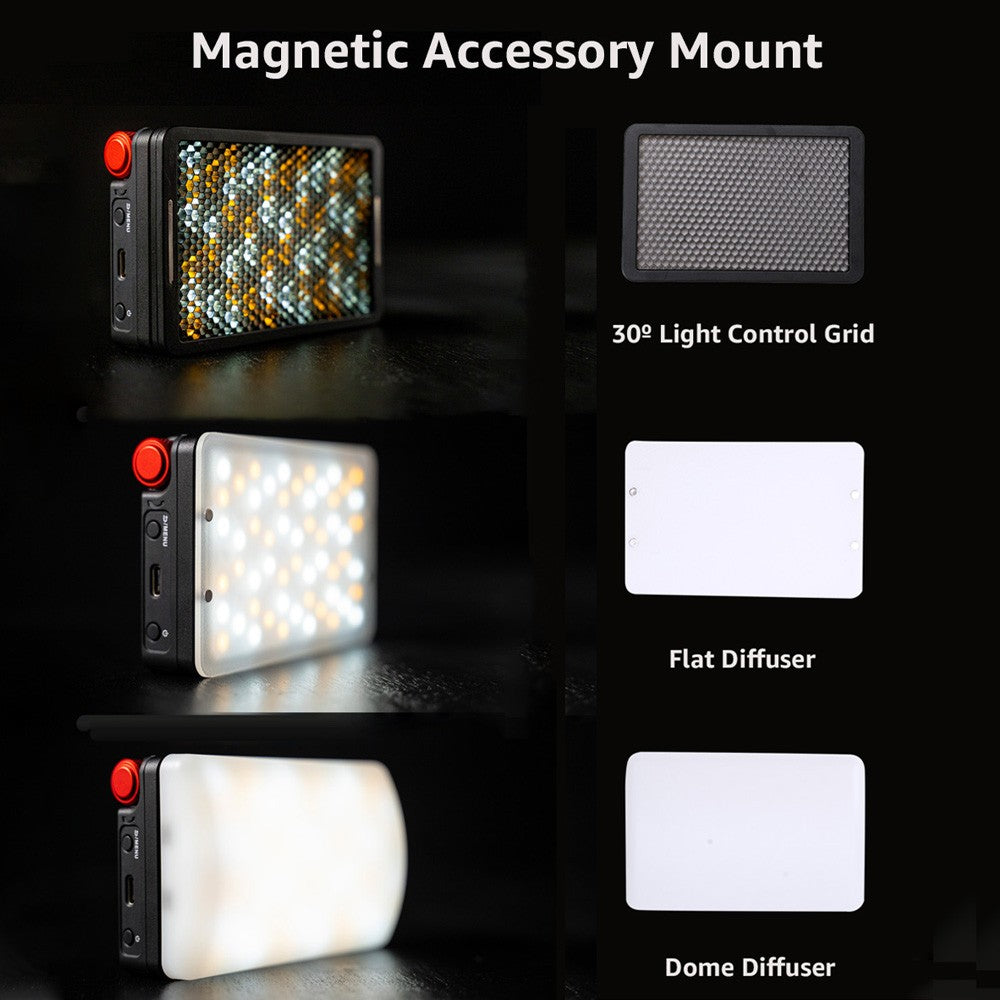 Aputure MC Pro RGBWW Luz LED, 2000K-10000K Soporte Atracción magnética Protección IP65 15 Efectos de luz incorporados Control por aplicación