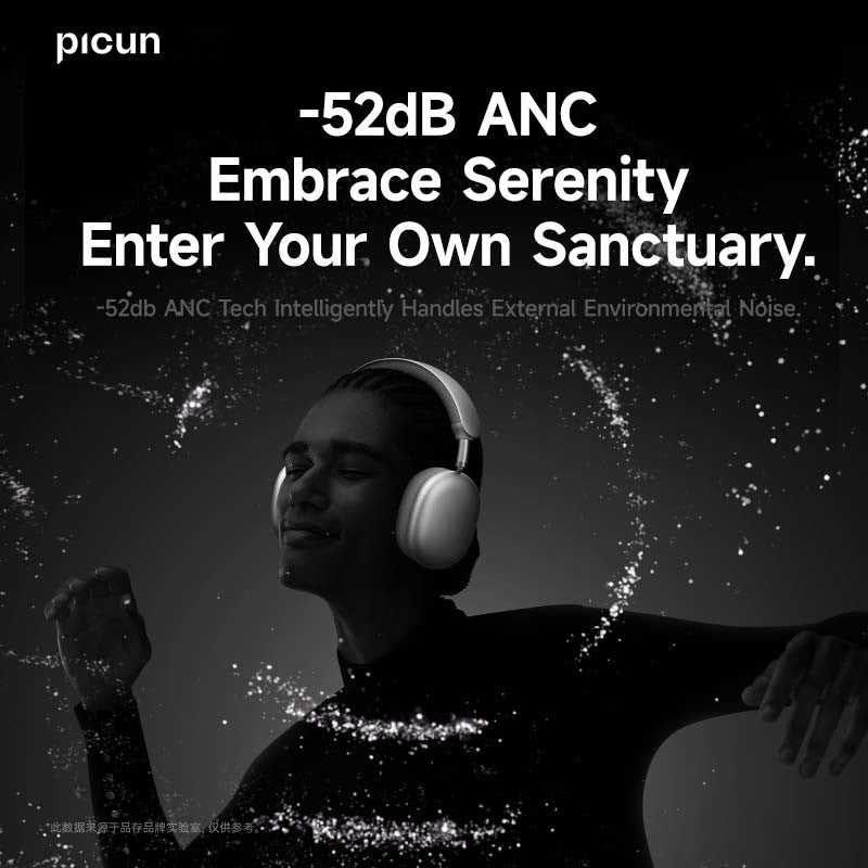 Picun F8 Pro ANC auriculares inalámbricos seguimiento de cabeza Audio espacial 3