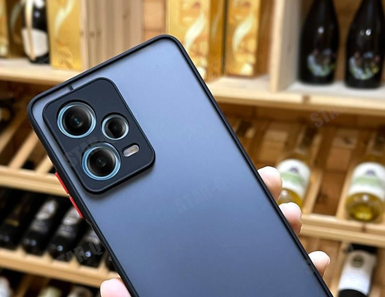 Funda rígida mate Note12 S para Xiaomi Redmi Note 12 Pro Plus 5g 12s 12pro 4g, funda trasera de silicona translúcida a prueba de golpes Redmi12