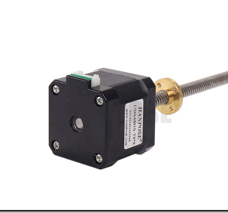 Motor paso a paso Nema17 40mm 1.5A 42 17HS4401S-T8 * 8 300mm varilla de tornillo Motor Z lineal con tornillo de avance Trapezoidal para impresora 3D
