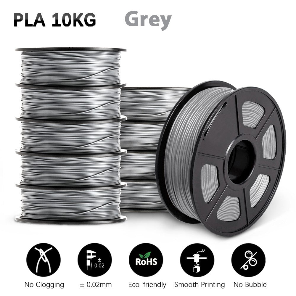 Filamento SUNLU 3D PLA/PLA PLUS de 10 kg (22 lb), 1.75 mm, Filamento para Impresora 3D, Ecológico y de Alta Resistencia