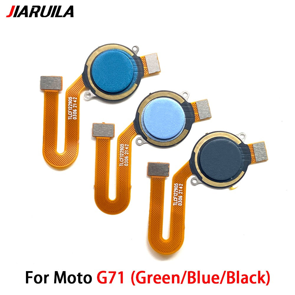 Botón de inicio, Sensor de identificación táctil de huellas dactilares, cinta de Cable flexible, piezas de repuesto para Moto G22 G31 G51 5G G60S G71