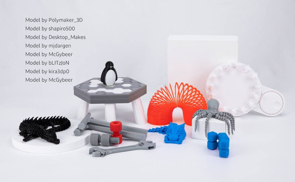 ELEGOO 1kg 1,75mm filamento PLA plástico 3D PLA para impresora 3D Material consumible para impresora 3D NEPTUNE 3 PRO FDM