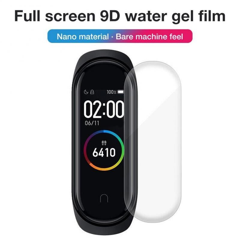 Película de hidrogel para Xiaomi Mi Band 8, Protector de pantalla en Xiomi Mi band 8 7 Pro 6 5 4 3, películas protectoras suaves, no de vidrio, 5 uds.