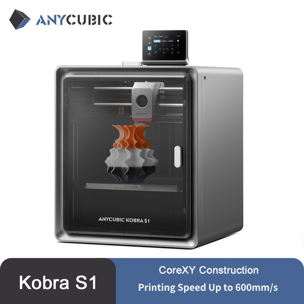 Anycubic Kobra S1 Combo impresora 3D multicolor núcleo de alta precisión XY estructura estable velocidad máxima ultrasilencioso 600 mm/s impresora 3D