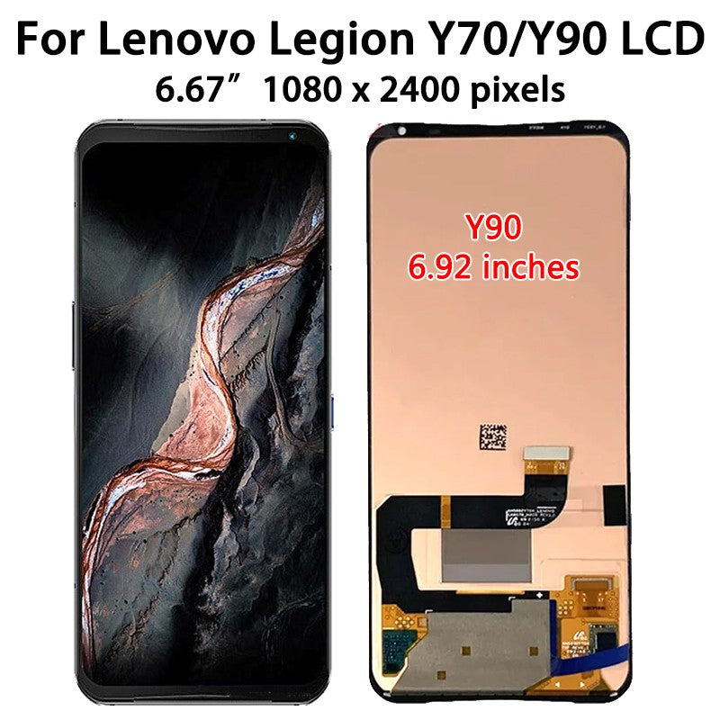 AMOLED para Lenovo Legion Y90 L71061 pantalla LCD MONTAJE DE digitalizador con pantalla táctil para Lenovo Legion LCD Y70 L71091