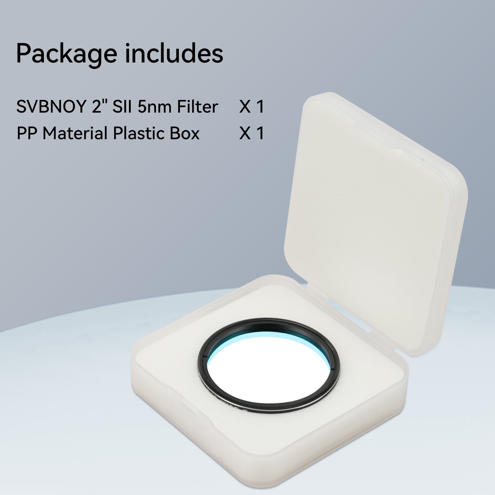 Svbony SV227 filtro de 2/1,25 pulgadas 5nmH-Alpha SII-CCD OIII-CCD banda estrecha para telescopio astronómico fotografía planetaria de espacio profundo