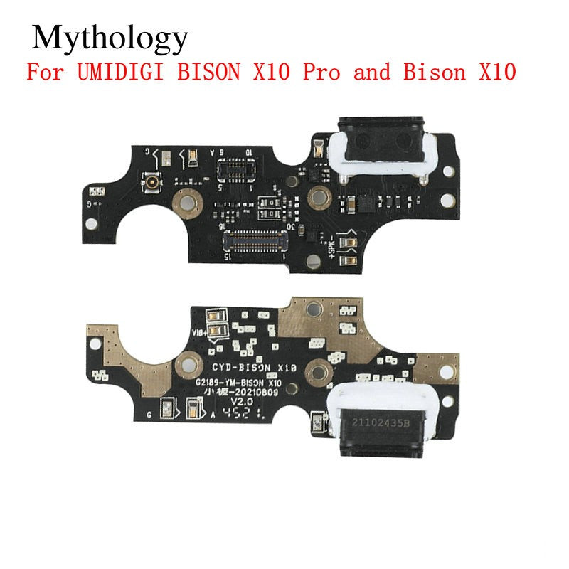Placa USB para UMIDIGI BISON X10 Pro, conector de base de carga, circuitos de cargador, piezas de reparación de teléfonos móviles de 6,53 pulgadas