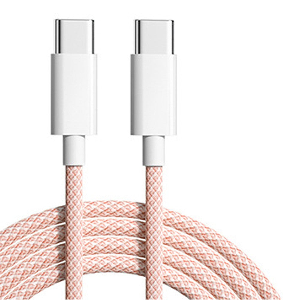 60W 6A USB tipo C a tipo C Cable línea de datos para Iphone 15 16 Samsung Xiaomi carga rápida USB C a C Cable tipo C cargador de datos