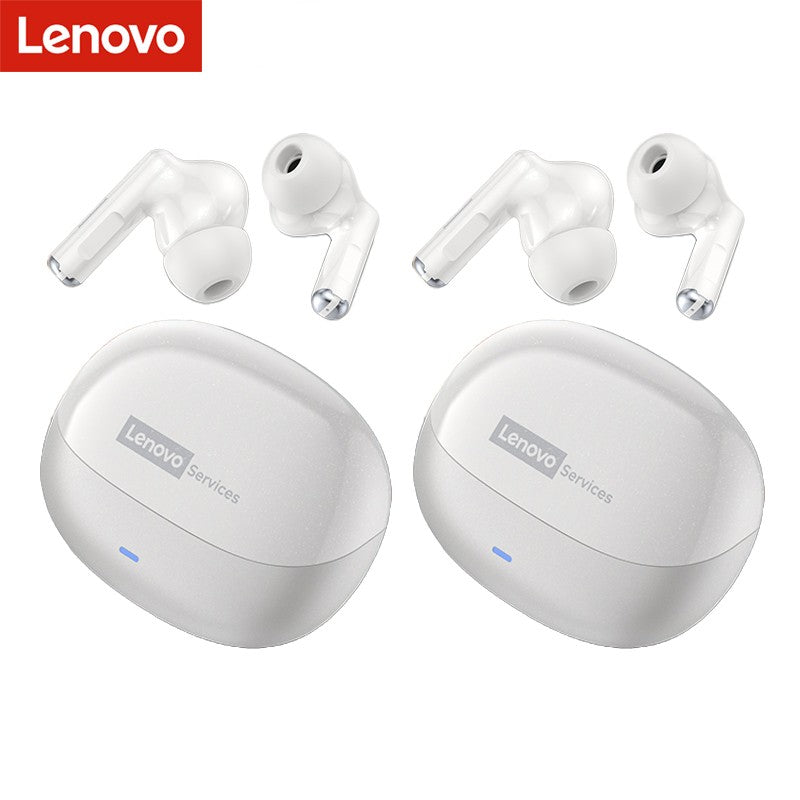 Auriculares Inalámbricos Lenovo LE257 con Bluetooth 6.0, Sonido HiFi, Cancelación de Ruido ENC, Auriculares TWS para Juegos y Deportes con Micrófono