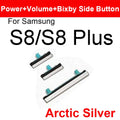 Volumen de encendido y apagado + botón Bixby para Samsung Galaxy S8 S9 S10 Plus, botón de tecla lateral para piezas de reparación Samsung Note 8
