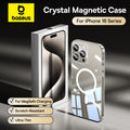 Funda magnética Baseus para iPhone 17 16 15 14 Pro Max para Funda de PC con carga inalámbrica MagSafe para iPhone 13 12 11 Pro Max Funda