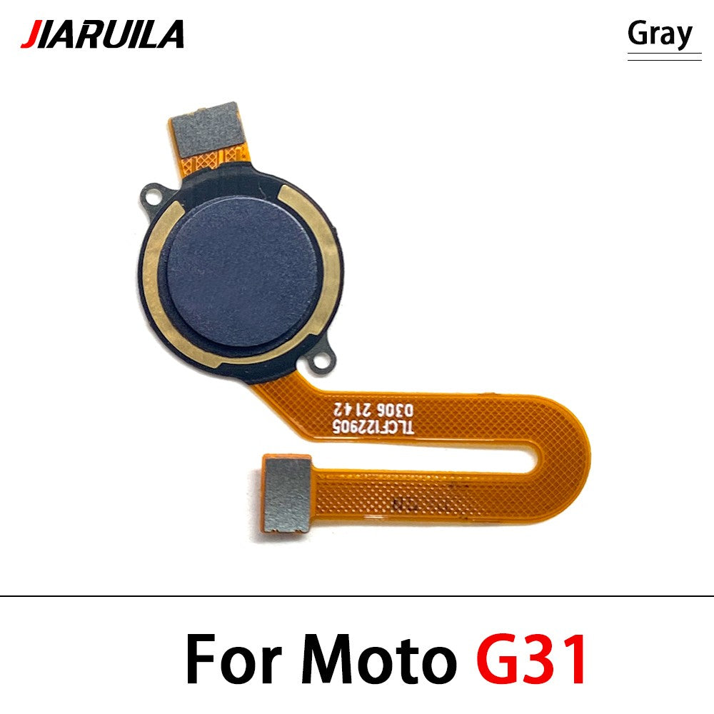 Botón de inicio, Sensor de identificación táctil de huellas dactilares, cinta de Cable flexible, piezas de repuesto para Moto G22 G31 G51 5G G60S G71