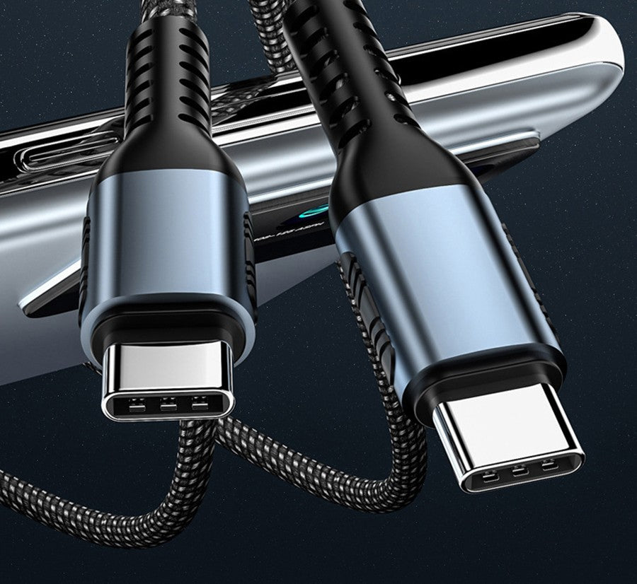 Cable de Carga Ultra Rápida UGOURD PD240W Tipo USB C, Cable Cargador Tipo C de 100W para iPhone 15, Xiaomi, MacBook Pro con Chip E-Marker