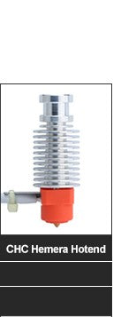 Hotend R Trianglelab V6 Volcano 12V/24V con control remoto Bowen, cabezal de impresión J y soporte de ventilador de refrigeración para V6 HOTEND para PT100