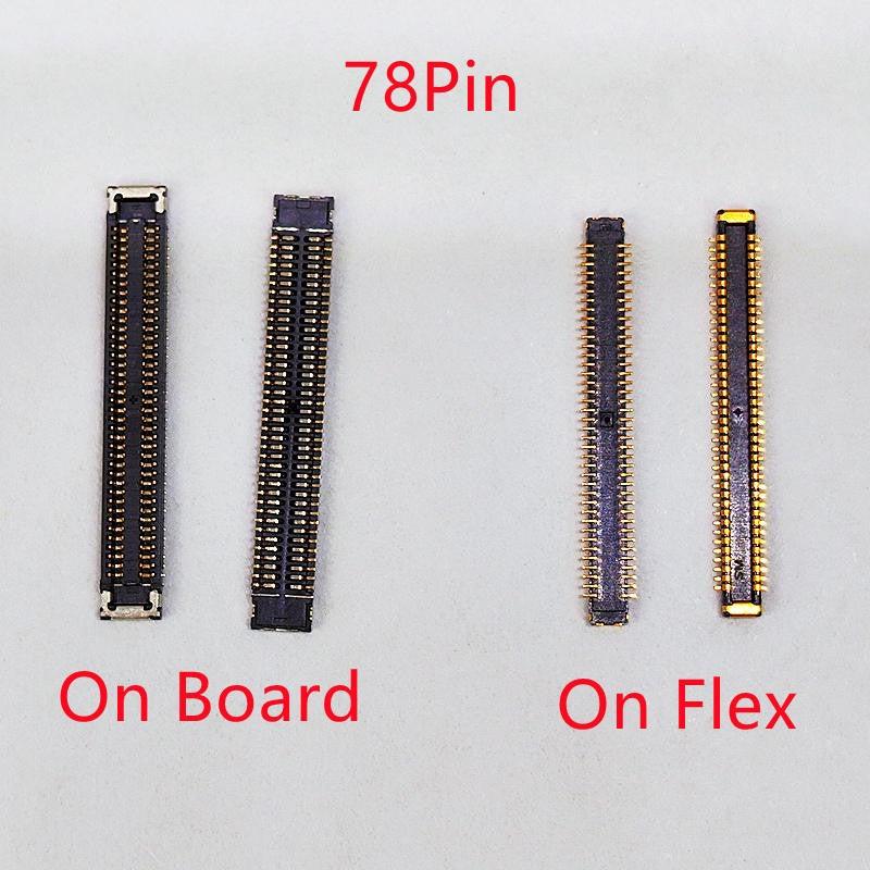 5-20 piezas conector FPC de carga USB de 78 pines para Samsung Galaxy Note 10 Lite N770F S20FE S20 FE A21S enchufe del cargador a bordo