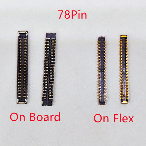 5-20 piezas conector FPC de carga USB de 78 pines para Samsung Galaxy Note 10 Lite N770F S20FE S20 FE A21S enchufe del cargador a bordo