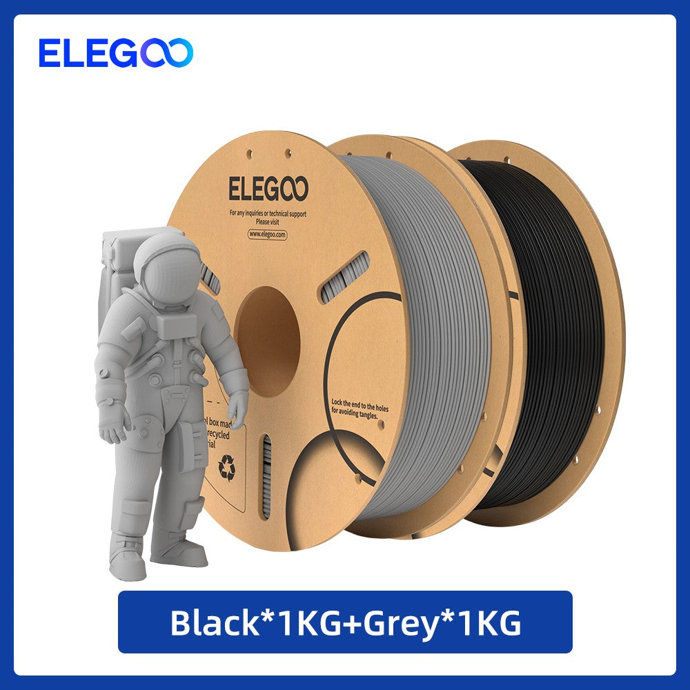 ELEGOO 1kg 1,75mm filamento PLA plástico 3D PLA para impresora 3D Material consumible para impresora 3D NEPTUNE 3 PRO FDM