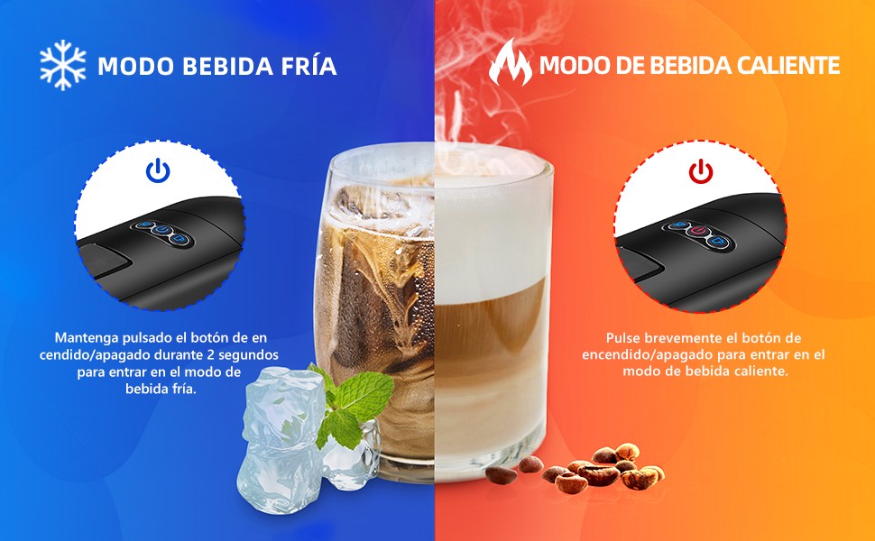 Máquina de café HiBREW 19 Bar 4 en 1, Cápsula múltiple caliente y fría, Cafetera Espresso, Cafetera de cápsulas Dolce Milk Nexpresso en polvo H1A