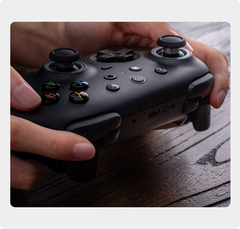 Nuevo Control Inalámbrico 8BitDo Ultimate 2 con Joystick TMR, Gatillos con Efecto Hall, Base de Carga, BT 2.4G para Windows 10, 11, Android y Steam