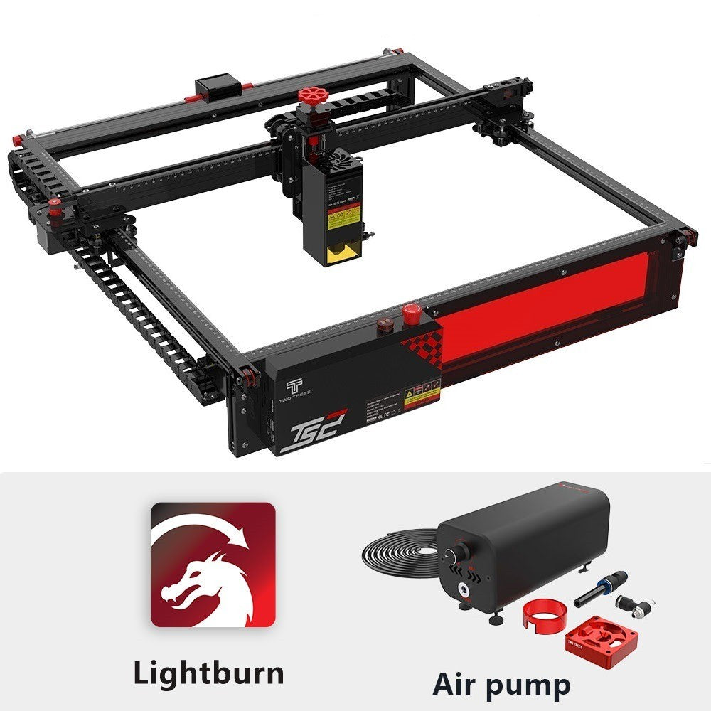 Twotrees-máquina de grabado láser TS2, cortador de tecnología de punto comprimido, interruptor de límite de eje XY, 450X450mm, 20W