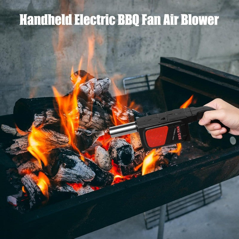 Soplador de aire para barbacoa, ventilador de cocina eléctrico portátil, soplador de aire, herramienta de fuelle de fuego para acampar al aire libre, Picnic, barbacoa