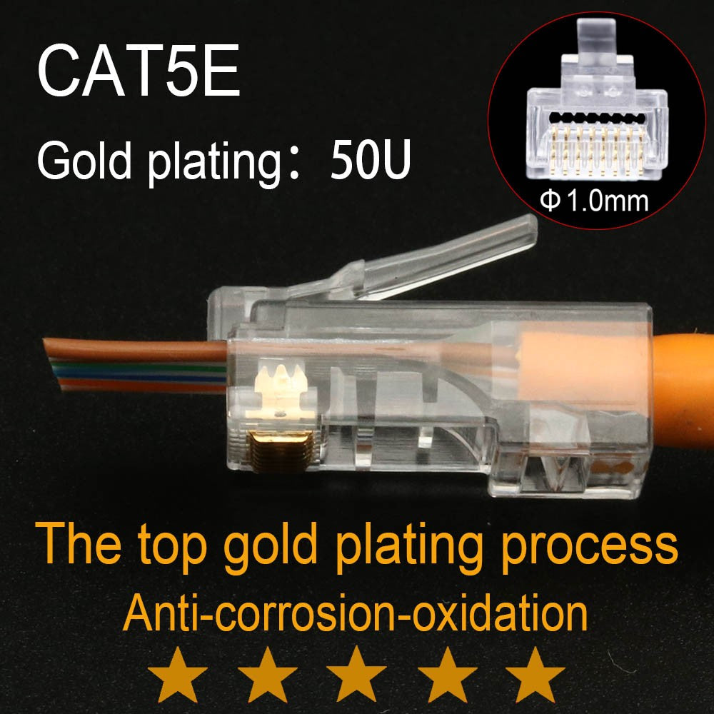 Conector xintylink rj45 cat6 50U/6U cable ethernet enchufe rg45 cat5e utp 8P8C rj 45 cat 6 red lan modulable jack cat5 keystone