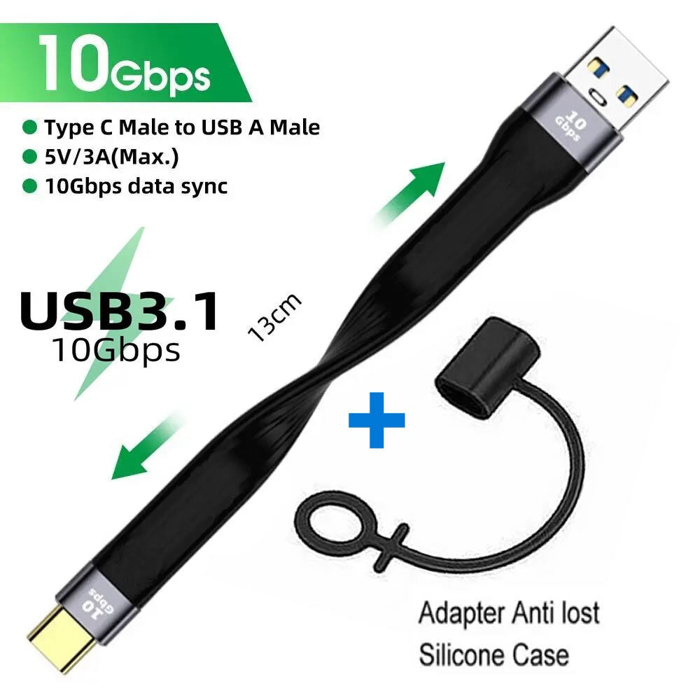 Cable USB C a USB tipo C de 40Gbps para MacBook Pro carga rápida 4,0/3,1 60W 100W PD carga rápida para Samsung Xiaomi Cable de carga