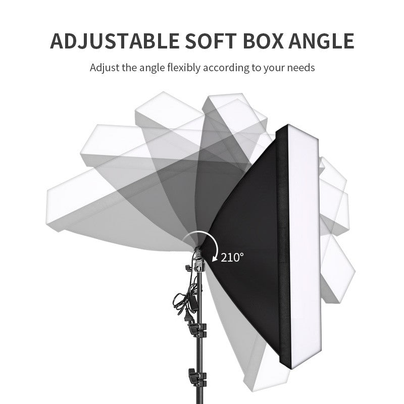 SH Softbox de fotografía profesional con enchufe E27, Kit de iluminación de caja suave para retratos de estudio fotográfico y grabación de vídeo