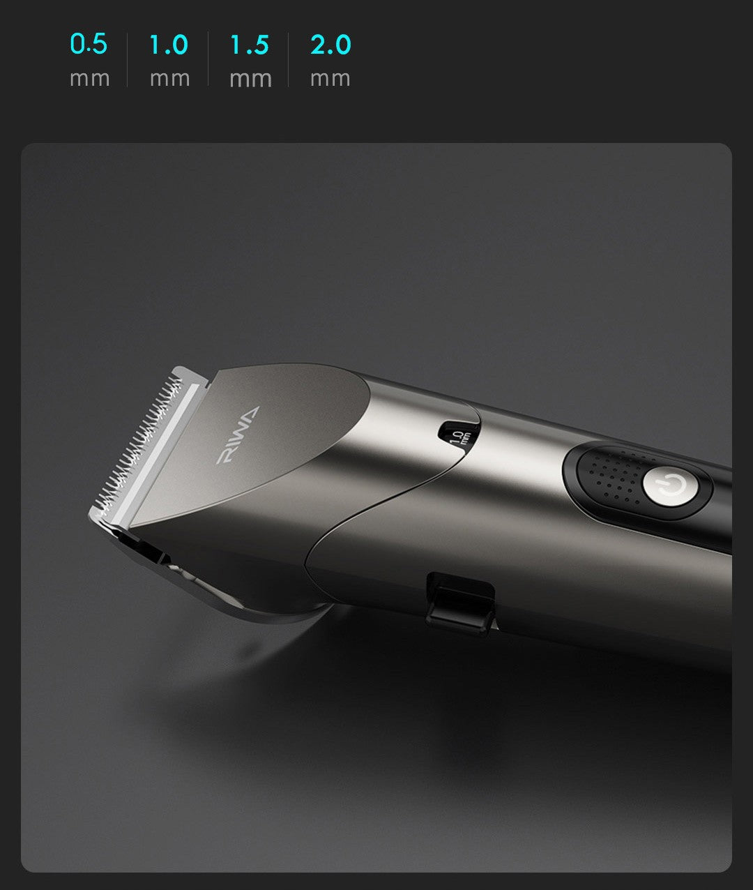 Youpin RIWA Maquina De Cortar Cabello Cortadora De Pelo Trimmer Barbero Cortapelos Profesional Hombre Maquinilla De Cortar Pelo Con Pantalla LED Cortapelo Dispositivo Lavable y Recargable Cabezal Cortador Acero