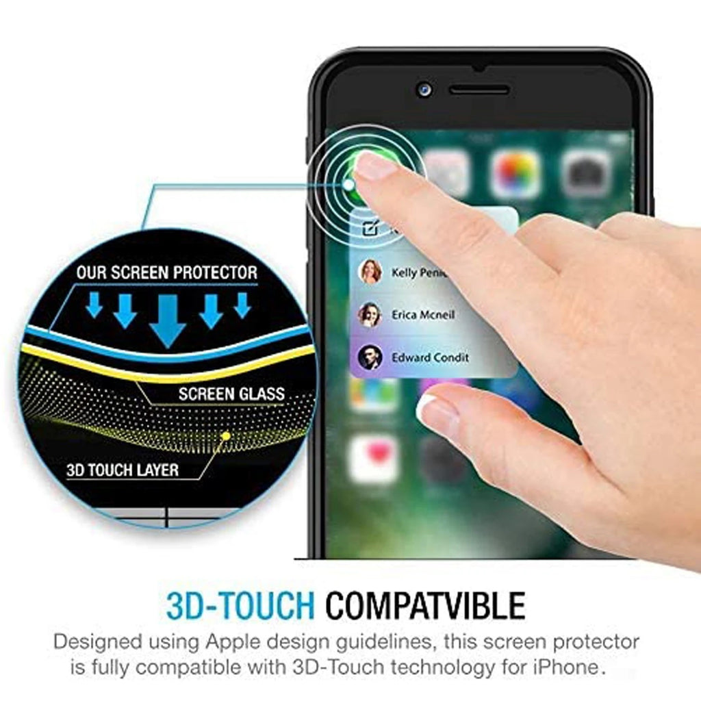 5 piezas de vidrio templado premium para iPhone 7 8 6 6s más protector de pantalla para SE 2020 2022
