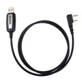 Cable de Programación USB de Dos Pines para Walkie Talkie Retevis TK3107, Compatible con Baofeng UV-5R UV-82 Retevis RA89R/G Ailunce H1, Sistema Win XP/7/8
