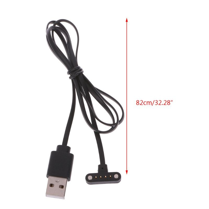 Cable magnético de carga USB para reloj inteligente, 4 pines, DM98