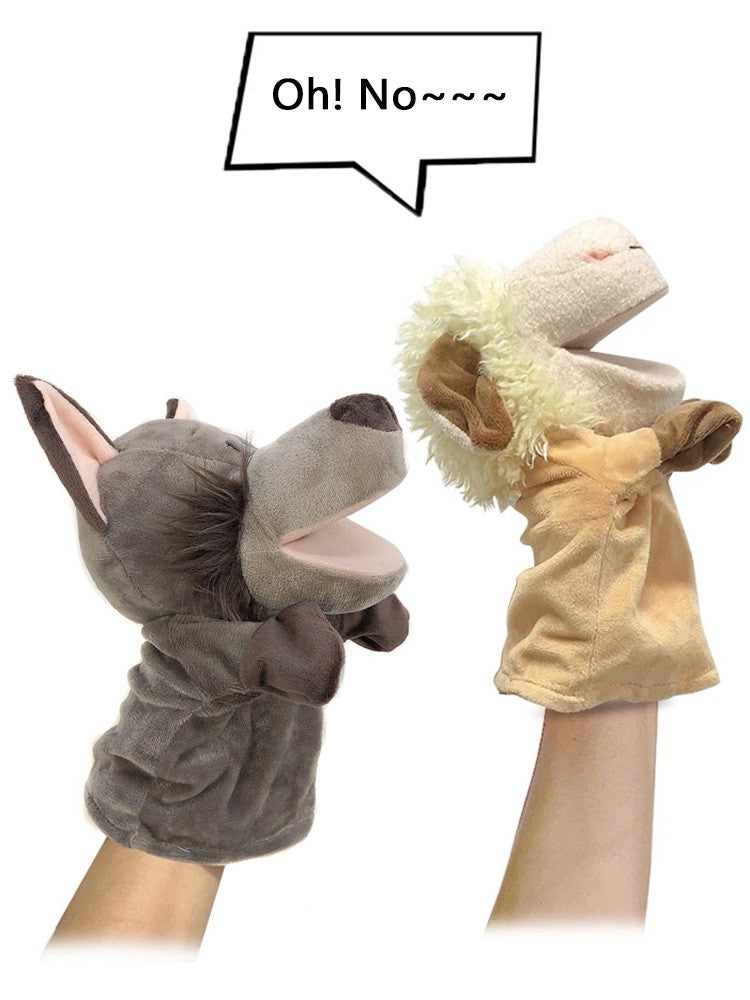Juguetes de Peluche, Marionetas de Dedo, Muñecas Kawaii, Juguetes Educativos para Bebés, León, Elefante, Conejo, Mono, Regalo para Niños