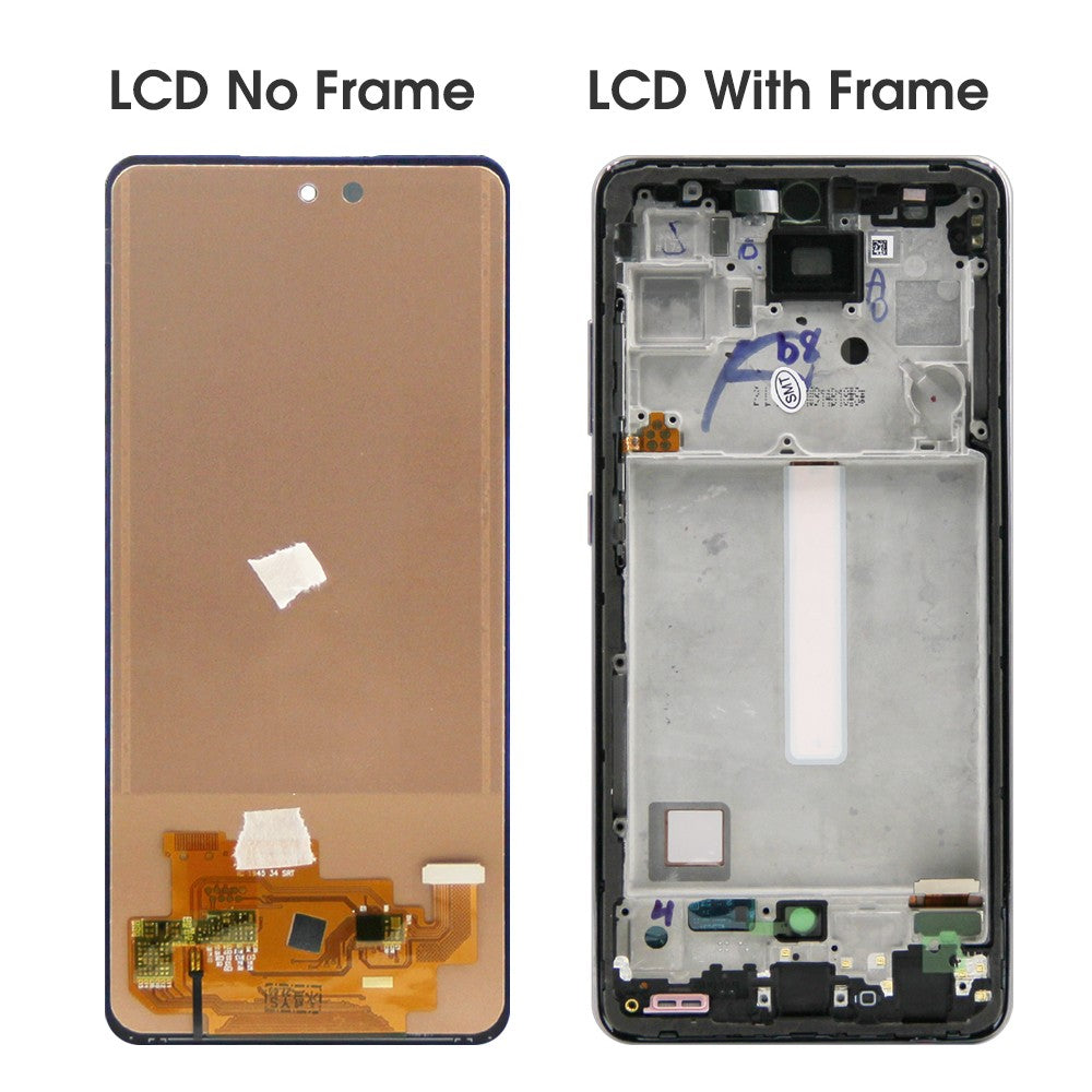 Pantalla AMOLED A52 5G para Samsung A526B SM-A526B/DS, SM-A5260 pantalla LCD reemplazo del ensamblaje del digitalizador de pantalla táctil