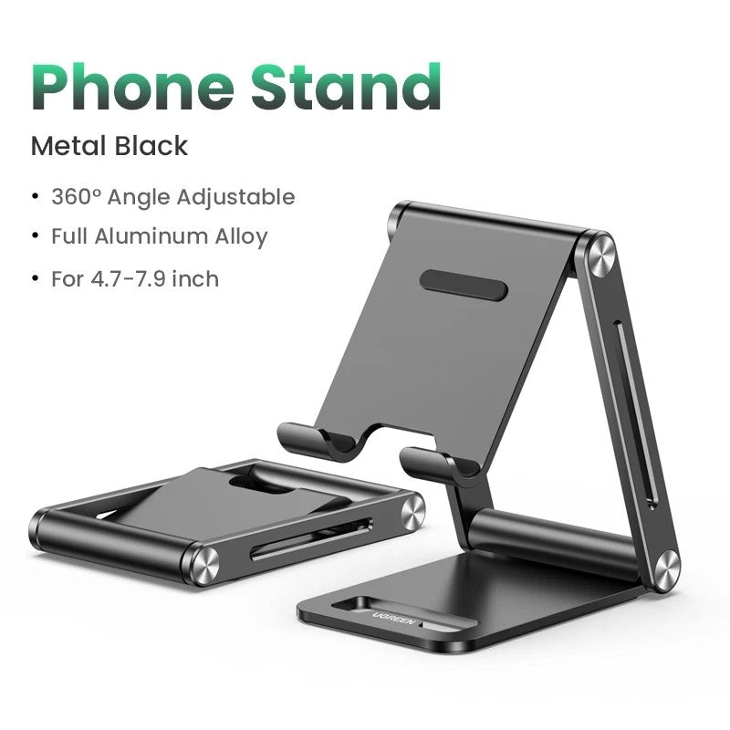 UGREEN-soporte ajustable de aluminio para teléfono móvil, accesorio de escritorio para iPhone 13, 12 Pro Max, tableta