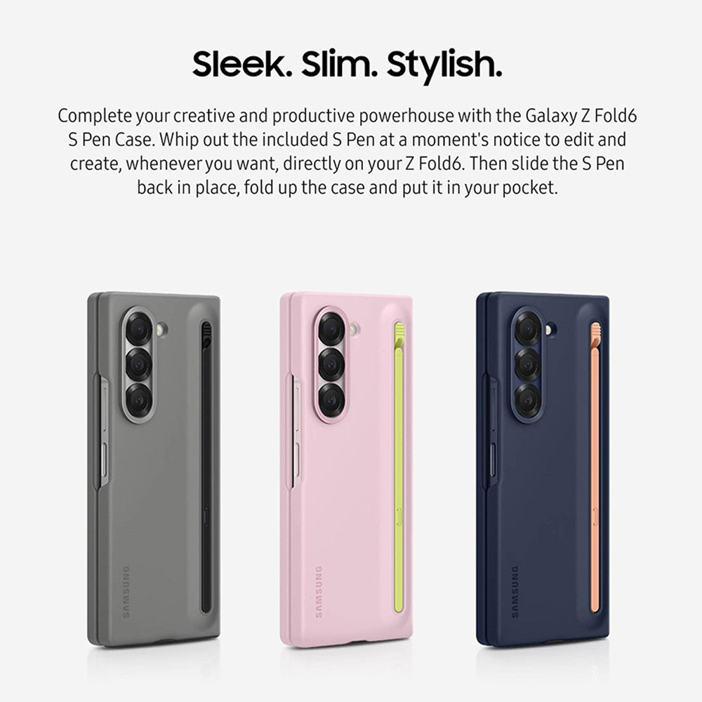 Funda de bolígrafo Original genuina para Samsung Galaxy Z Fold6 S EF-OF95P para Galaxy Z Fold 6, funda protectora para teléfono inteligente con bolígrafo S