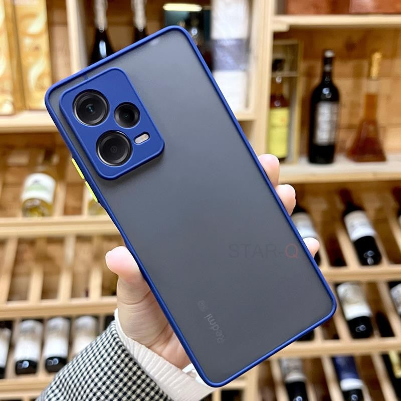 Funda rígida mate Note12 S para Xiaomi Redmi Note 12 Pro Plus 5g 12s 12pro 4g, funda trasera de silicona translúcida a prueba de golpes Redmi12
