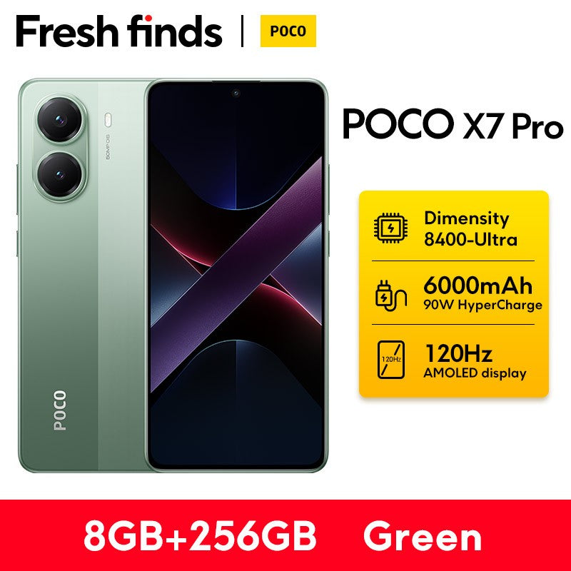 POCO X7 Pro 5G Versión Global Smartphone Dimensity 8400-Ultra 6000mAh 90W Carga 50MP Cámara con OIS NFC