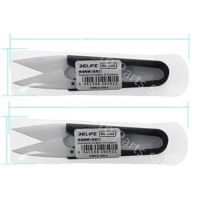 RELIFE-Cizalla de cerámica para reparación de batería de RL-102, cizalla de aislamiento antiestático para iPhone XR 11 12, Kit de herramientas de reparación de Cable flexible