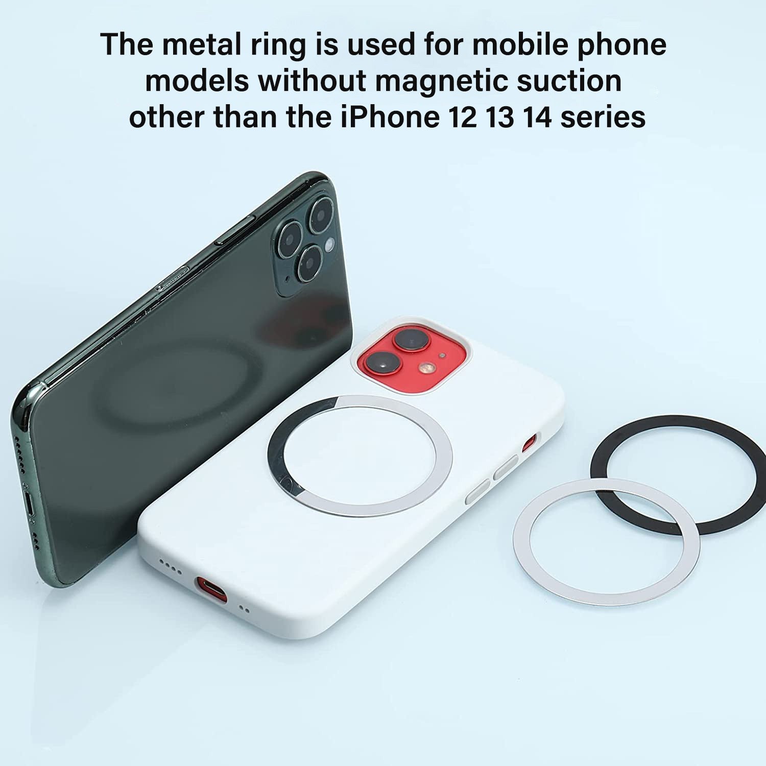 Soporte de anillo magnético para iPhone 14, 13, 12, soporte magnético de pared para teléfono móvil, soporte magnético para teléfono de coche, funda Magsafe, iPad, tableta