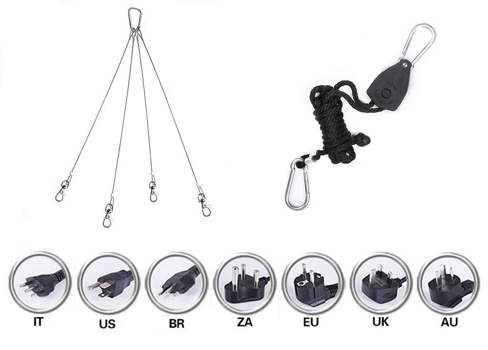 Atenuador de luz Led regulable para acuario, luces para tanque Fsih, 180W, lámpara para pecera de arrecife marino, decoración para peceras y acuarios