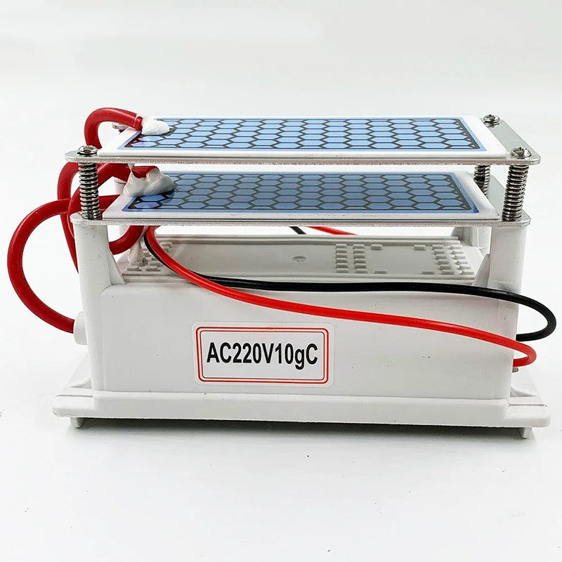 Generador de ozono portátil de 10g, 220V, 110V, 12V, purificador de aire para el hogar y el coche, esterilizador ozonizador para uso doméstico o en el coche