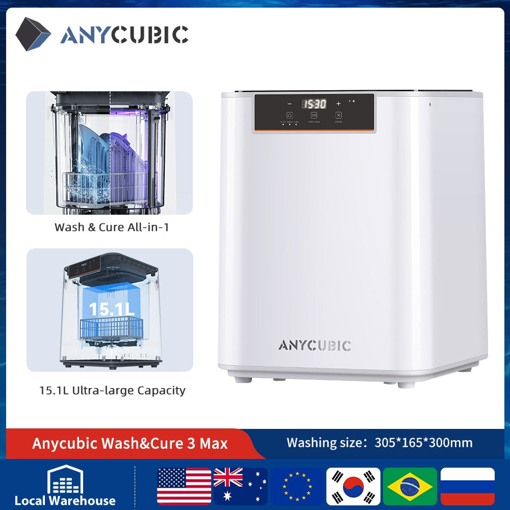 ANYCUBIC DLP SLA Impresora 3D de resina LCD Photon Mono 4, Photon Mono M7, M5s Pro, M7 Pro, Photon P1, Wash and Cure 3, 3 Plus, Max