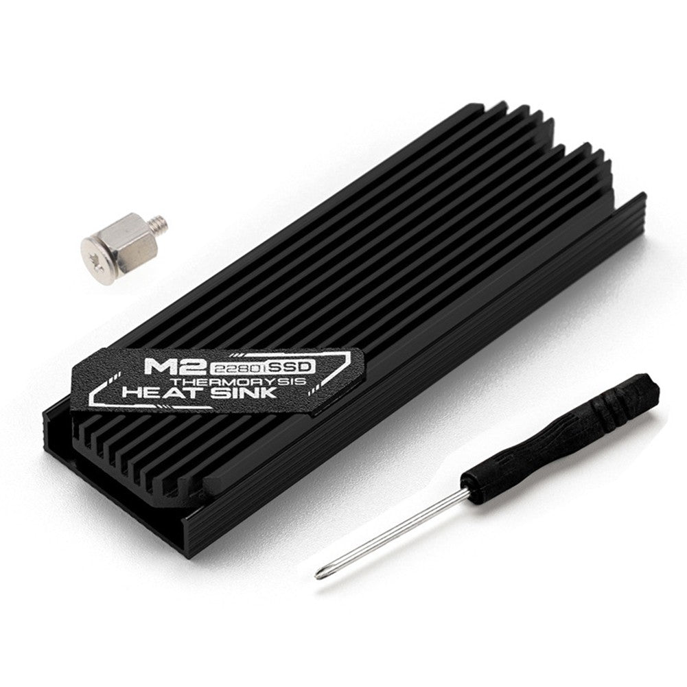 Disipador de calor M.2 SSD NVMe M2 2280 SSD Disco Duro disipador de calor de aluminio con almohadilla térmica para ssd m2 Escritorio PC Junta térmica nvme heatsink