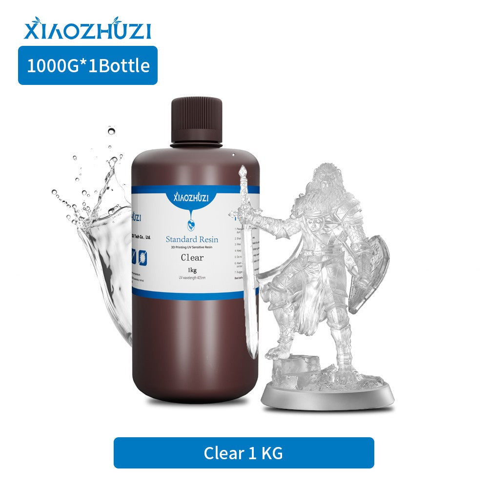 Resina Fotosensible Rígida XiaoZhuZi, Resina de Alta Transmitancia, Consumibles para Impresora 3D de Curado por Luz, Universal para LCD
