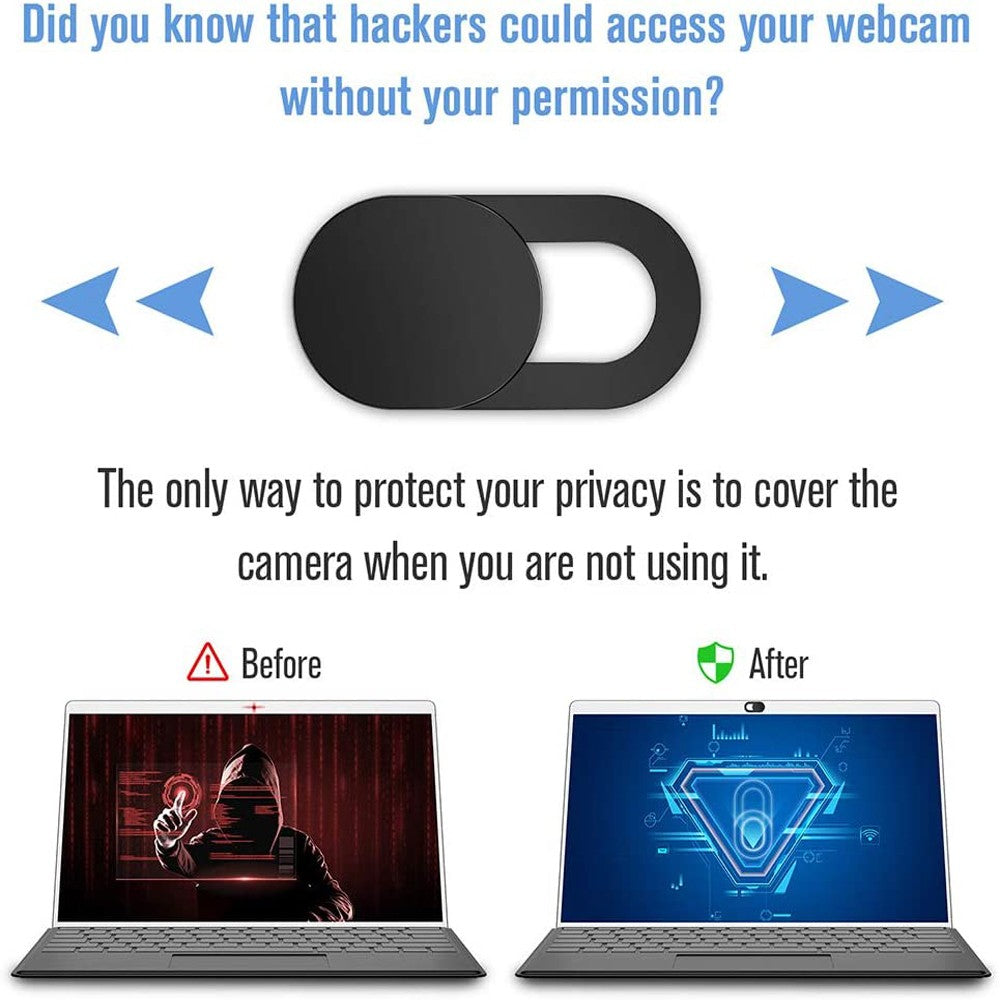 5/10 Uds cubierta de cámara web tableta portátil cubiertas de cámara deslizante teléfono móvil antiespía para iPad PC Macbook tabletas lentes pegatina de privacidad