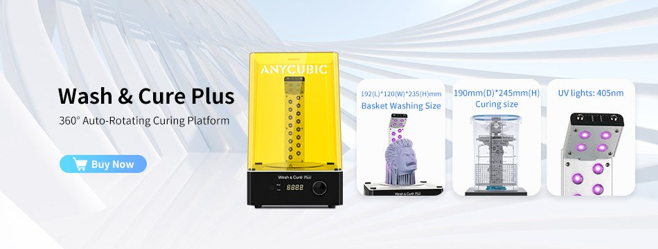 ANYCUBIC DLP SLA Impresora 3D de resina LCD Photon Mono M7, M5s Pro, M7 Pro, Photon P1, Mono 4, Wash and Cure 3, 3 Plus, Max